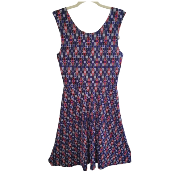 🎁GIFT ¤ FREE🎁 BANANA REPUBLIC Multicolor Slimming Flattering Sleeveless Dress - Picture 7 of 8